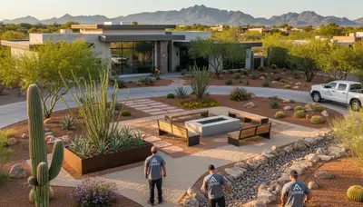 Professional landscaping services in Glendale AZ by expert landscape contractors