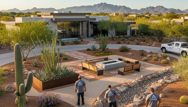 Professional landscaping services in Glendale AZ by expert landscape contractors
