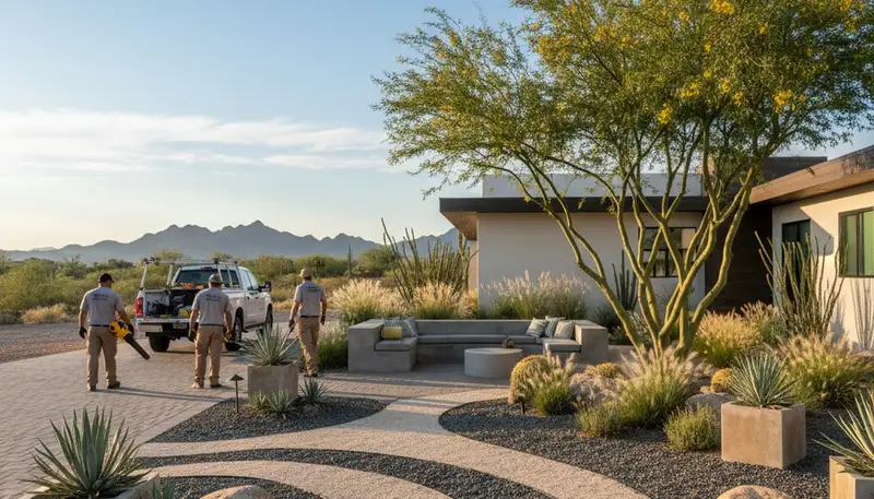 Professional landscaping services in Glendale, AZ by expert landscape contractors