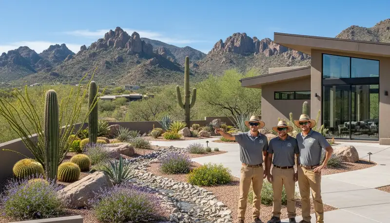Professional landscaping services in Glendale AZ by expert local landscape contractors