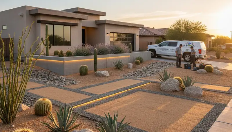 Professional landscaping services in Glendale AZ by expert landscape contractors
