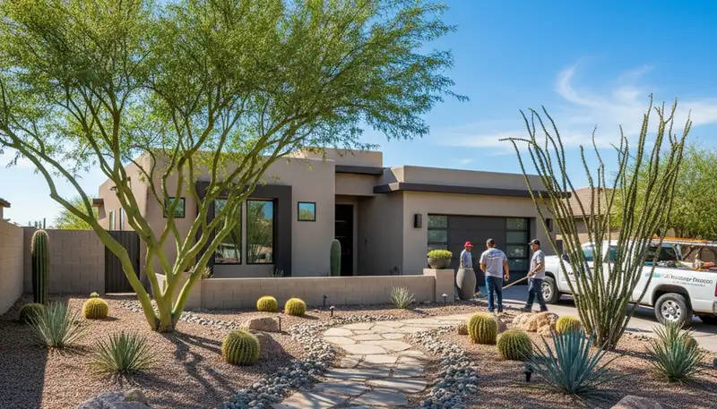 Professional landscaping services in Glendale AZ by expert landscape contractors