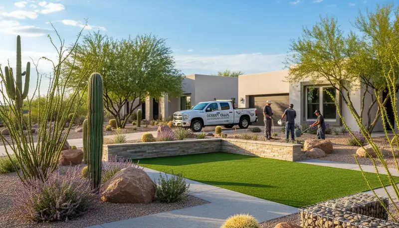 Professional landscaping services in Glendale AZ by expert landscape contractors