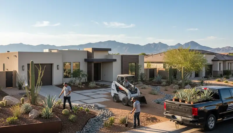 Professional landscaping services in Glendale, AZ by expert local landscape contractors