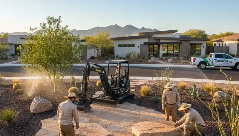 Professional landscaping services in Glendale, AZ by expert local landscape contractors