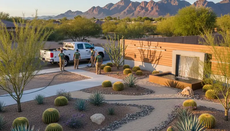 Professional landscaping services in Glendale AZ by expert landscape contractors