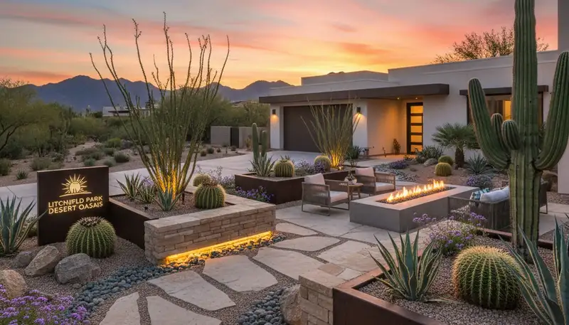 Professional landscaping service in Glendale AZ by local landscape contractors