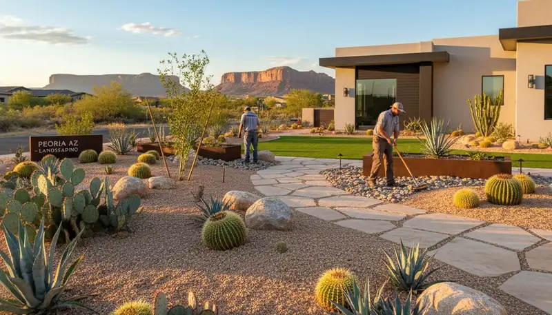 Professional landscaping services in Glendale AZ by expert landscape contractors