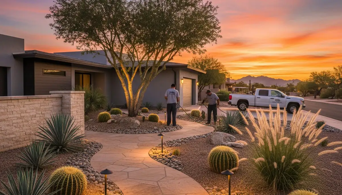 Professional landscaping services in Glendale AZ by expert landscape contractors