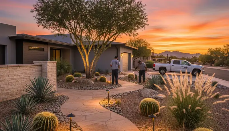 Professional landscaping services in Glendale AZ by expert landscape contractors