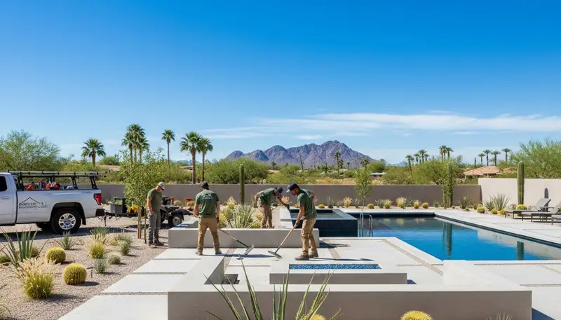 Professional landscaping services in Glendale AZ by expert local landscape contractors
