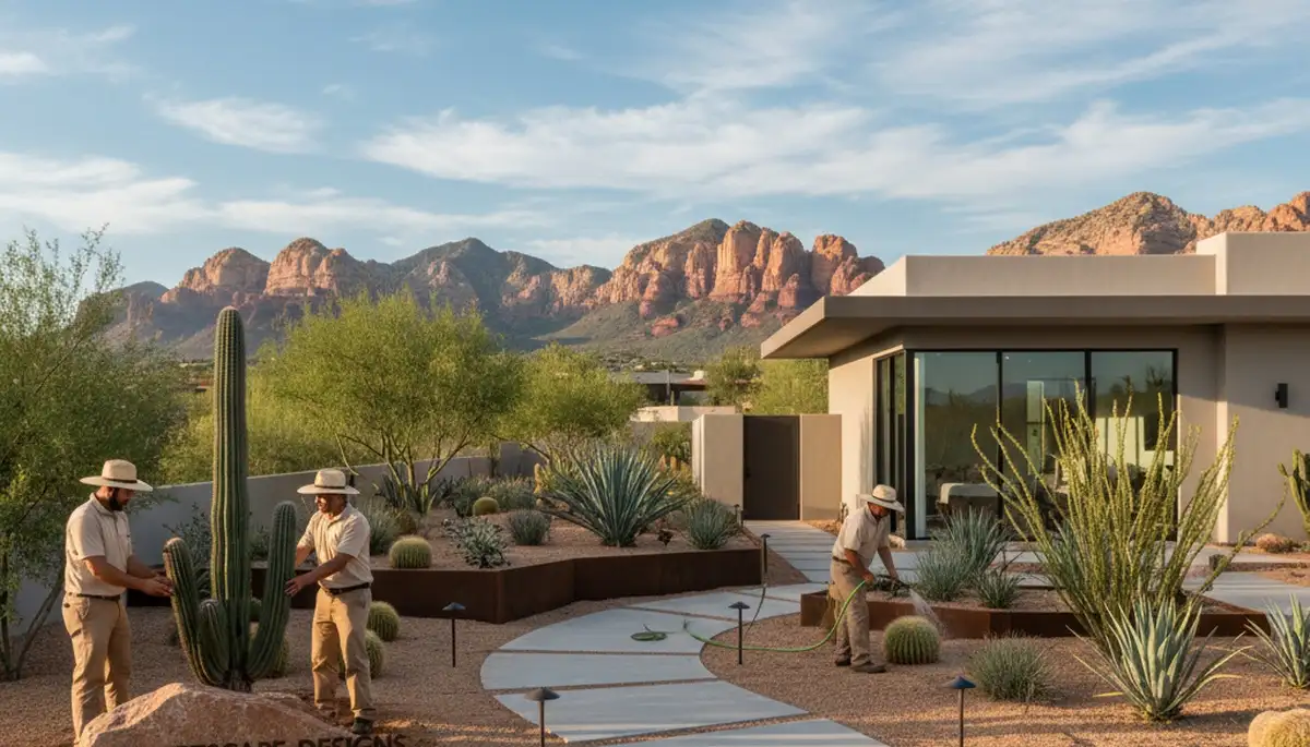 Professional landscaping services in Glendale AZ by expert local contractors