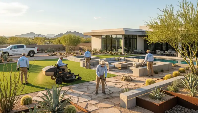 Landscaping services in Glendale, AZ for residential and commercial outdoor spaces