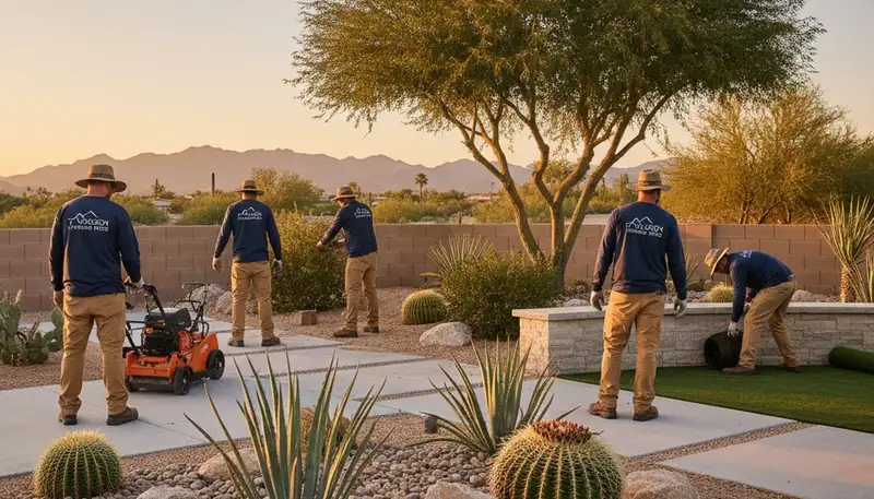 Landscaping services in Glendale, AZ for residential and commercial outdoor maintenance