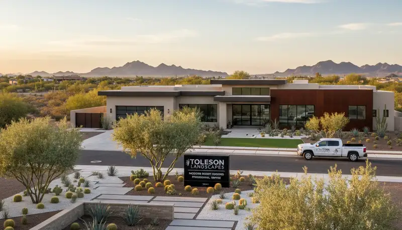 Landscape contractors in Glendale, AZ providing professional yard design and maintenance services