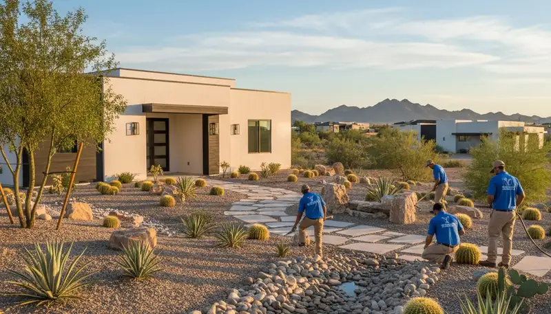 Landscaping services in Glendale, AZ for residential and commercial outdoor maintenance